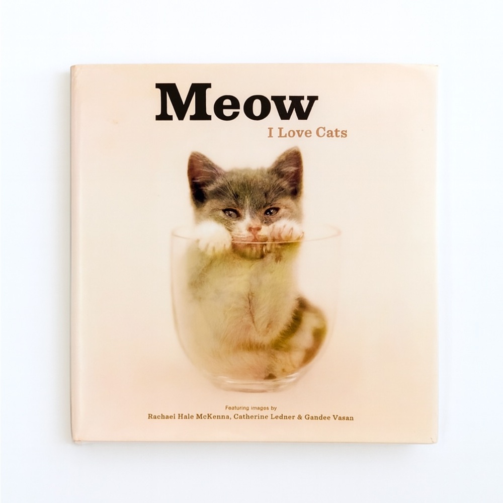 Meow I Love Cats Hardcover Book
